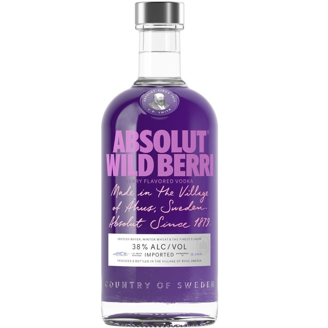 Absolut Wild Berri Vodka 38%