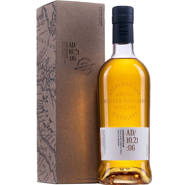 Ardnamurchan AD/10.21:06 Highland Single Malt Scotch Whisky Gift 46.8%