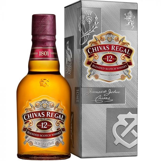 Chivas Regal 12 Y.O. Blended Scotch Whisky 40%