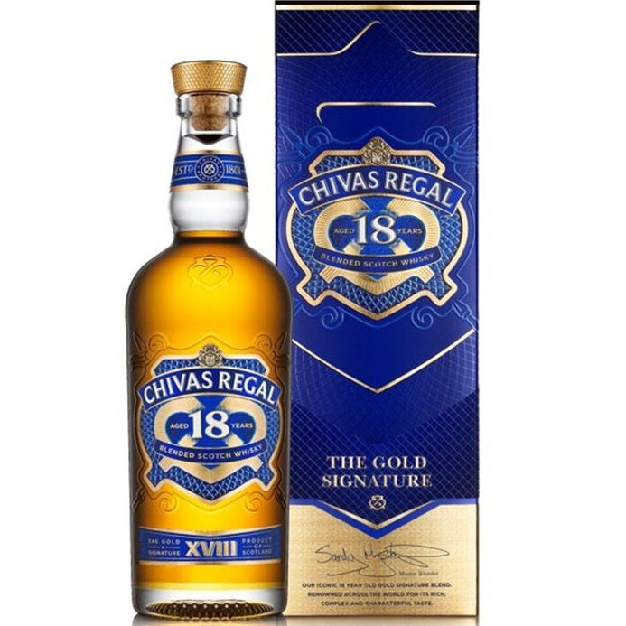 Chivas Regal Gold Signature 18 Y.O. Blended Scotch Whisky Gift 40%
