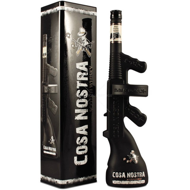 Cosa Nostra Tommy Gun Scotch Whisky Gift 40%