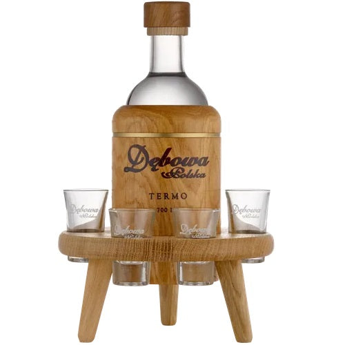 Debowa Polska Thermo Tafeltje Vodka & 4 Glazen Gift 40%