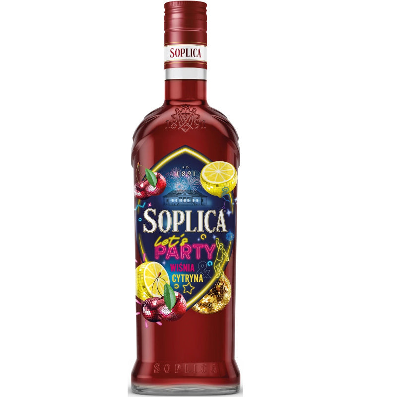 Soplica Vodka Let´s Party Wisnia Cytryna (Kers & Citroen) Likeur 21% 50 CL