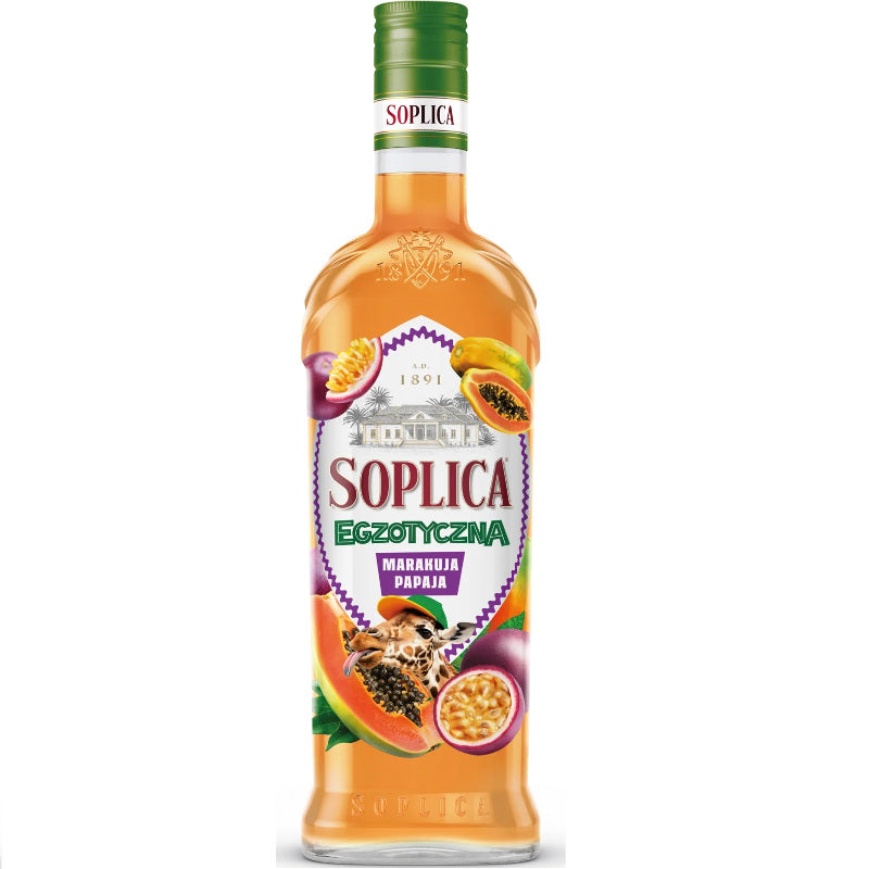 Soplica Vodka Marakuja Papaja (Passievrucht & Papaja) Likeur 21%
