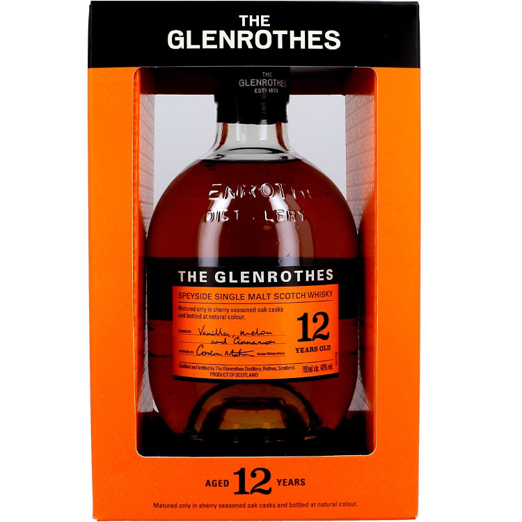 The Glenrothes 12 Y.O. Speyside Single Malt Whisky Gift 40%