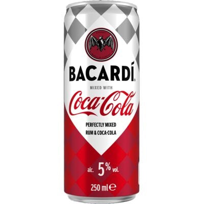 Bacardi & Coca Cola 5%