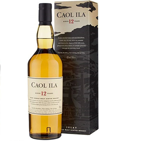 Caol Ila Aged Single Malt Scotch Whisky 12 Y.O. Gift 43%