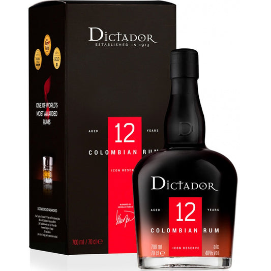 Dictador 12 Y.O. Colombian Rum Gift 40%