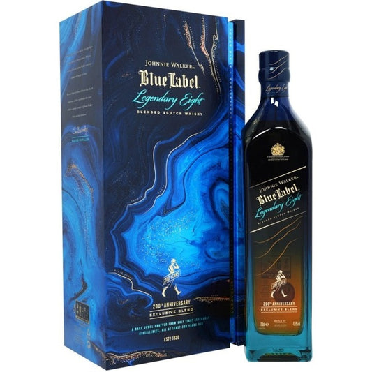 Johnnie Walker Blue Label Legendary Eight Gift 43.8%