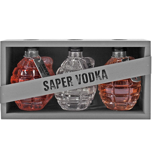 Saper Granaat Vodka Gift 40%