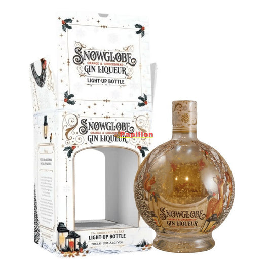 Snowglobe Orange & Gingerbread Gin Liqueur Gift 20%