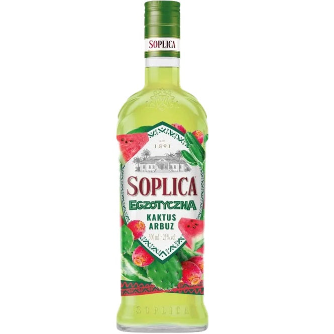 Soplica Vodka Kaktus Arbuz (Watermeloen Kaktus) Likeur 21%