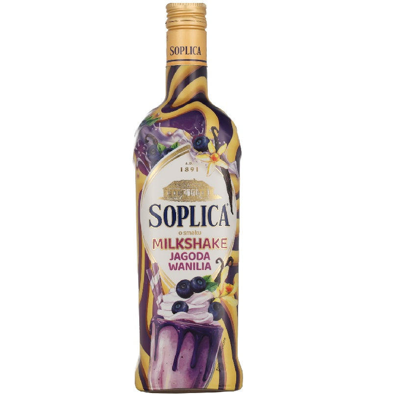 Soplica Milkshake Jagoda Wanilia (Blueberry & Vanilla) Likeur 15%