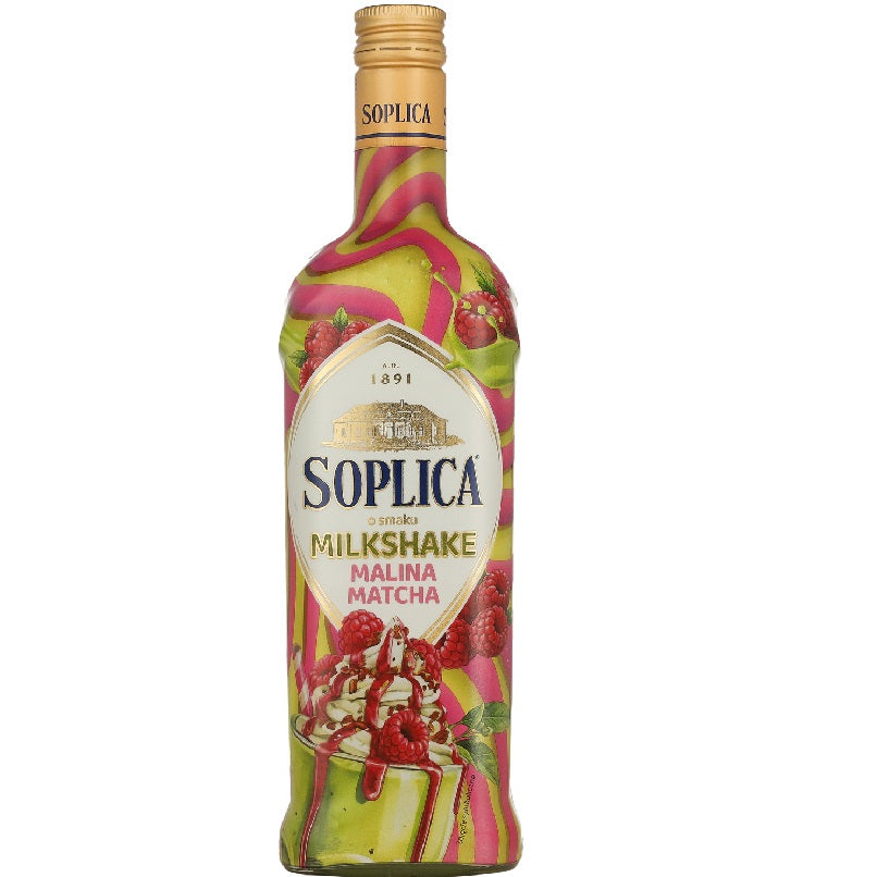 Soplica Milkshake Malina Matcha (Raspberry & Matcha) Likeur 15%
