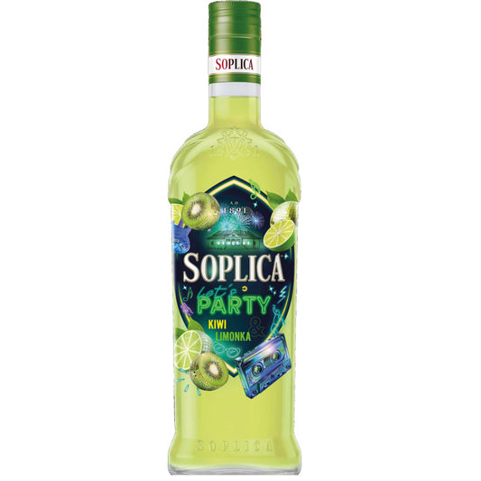 Soplica Vodka Let's Party Kiwi & Limonka (Kiwi & Limoen) Likeur 21%
